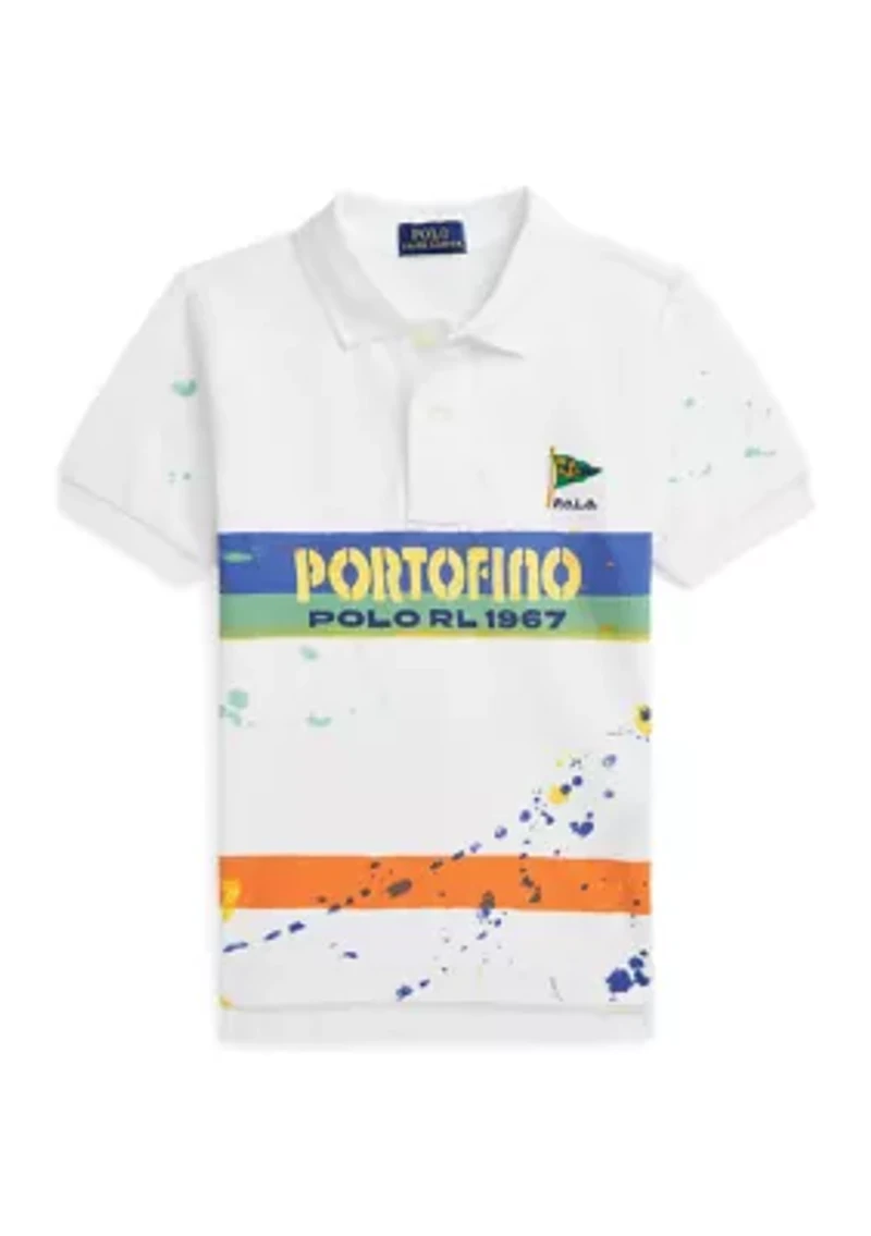 Boys 2-7 Nautical Cotton Mesh Polo Shirt