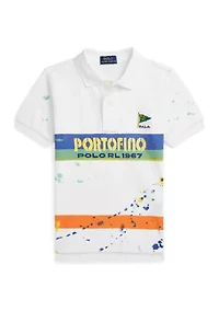 Boys 2-7 Nautical Cotton Mesh Polo Shirt