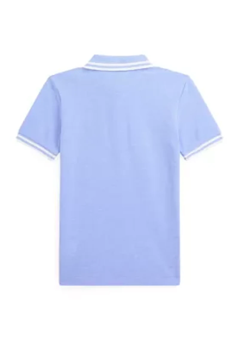 Boys 2-7 Oxford Mesh Polo Shirt