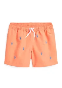 Boys 2-7 Traveler Polo Pony Swim Trunks