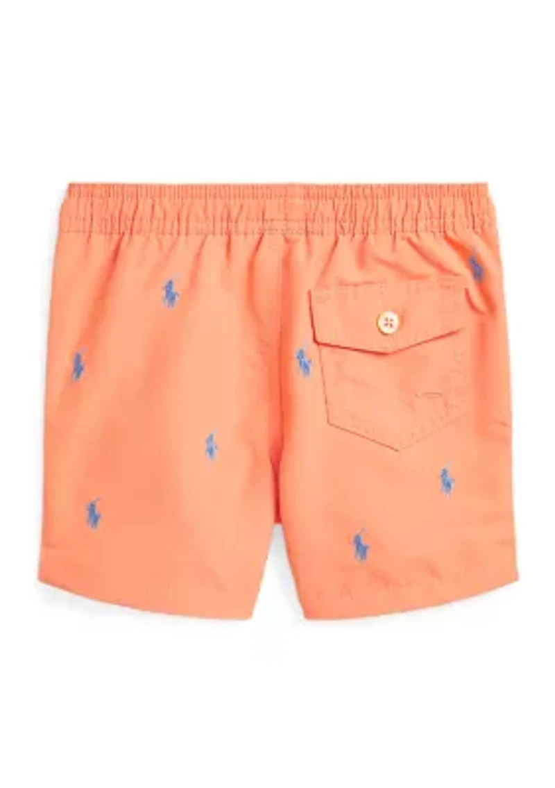 Boys 2-7 Traveler Polo Pony Swim Trunks