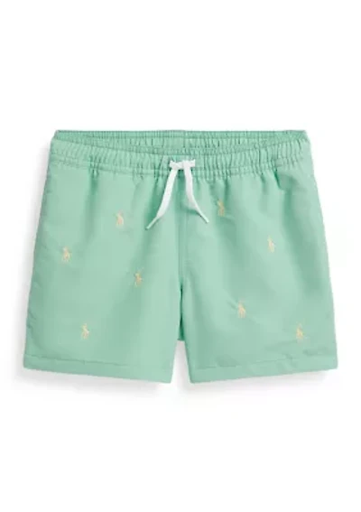 Boys 2-7 Traveler Polo Pony Swim Trunk