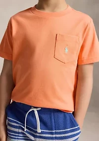 Boys 2-7 Cotton Jersey Pocket T-Shirt
