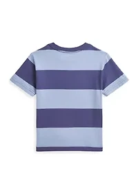 Boys - Striped Cotton Jersey T-Shirt