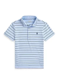Boys 2-7 Striped Performance Jersey Polo Shirt