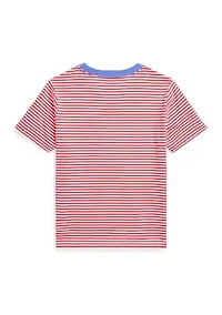 Boys 4-7 Striped Jersey Pocket Tee