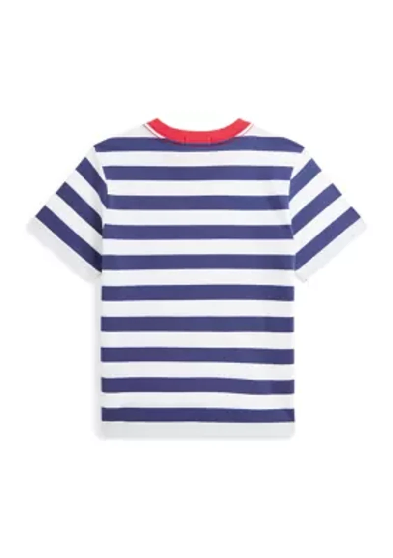 Boys 2-7 Striped Cotton Jersey Pocket Tee