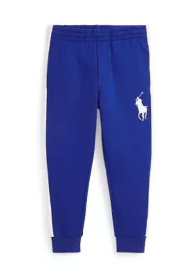 Boys 2-7 Striped Double Knit Jogger Pants