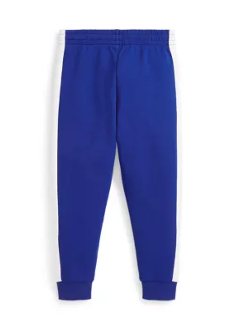Boys 2-7 Striped Double Knit Jogger Pants