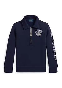 Boys 2-7 Logo Fleece Collared Sweatshirt