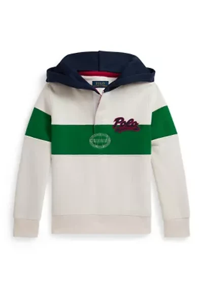 Boys 2-7 Logo Fleece Rugby Hoodie