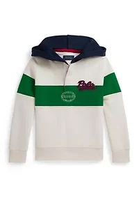 Boys 2-7 Logo Fleece Rugby Hoodie