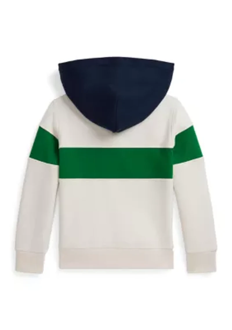 Boys 2-7 Logo Fleece Rugby Hoodie