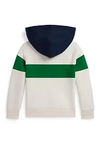 Boys 2-7 Logo Fleece Rugby Hoodie