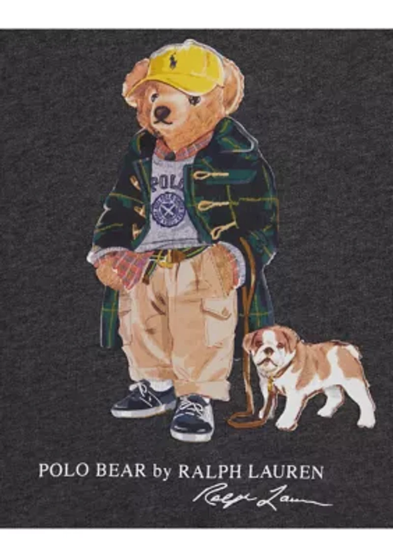 Boys - Polo Bear Heathered Fleece Sweatshirt