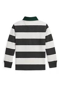 Boys 2-7 Polo Bear Cotton Rugby Shirt