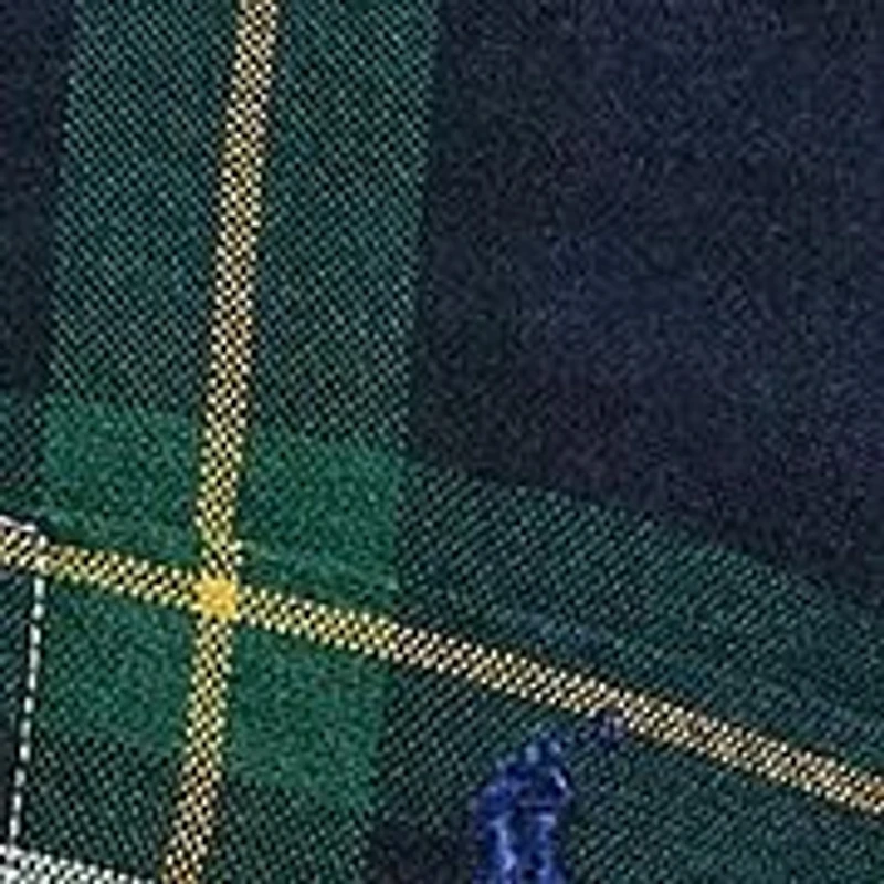 Boys 4-7 Plaid Cotton Oxford Shirt