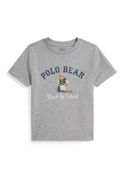 Boys - Polo Bear Cotton Jersey T-Shirt