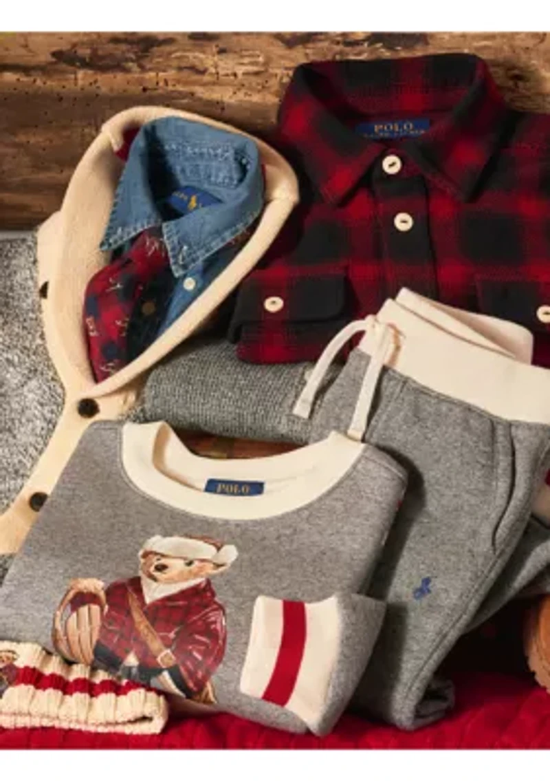 Boys 2-7 Polo Bear Fleece Sweatshirt