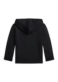 Boys 2-7 Polo Bear Cotton Hooded Tee