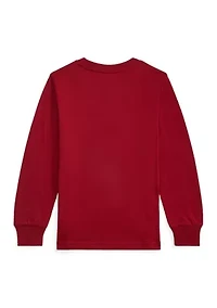 Boys 2-7 Polo Bear Cotton Long-Sleeve Tee