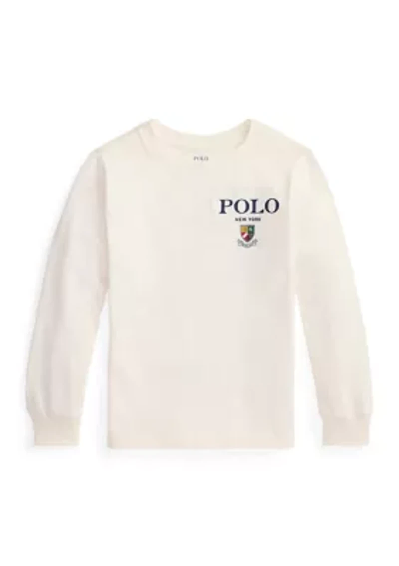 Boys - Cotton Long-Sleeve Graphic Tee