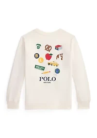 Boys - Cotton Long-Sleeve Graphic Tee