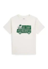 Boys 2-7 Ralph’s Coffee Polo Bear Tee