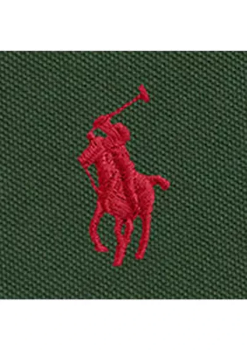 Boys 2-7 Plaid-Collar Mesh Polo Shirt