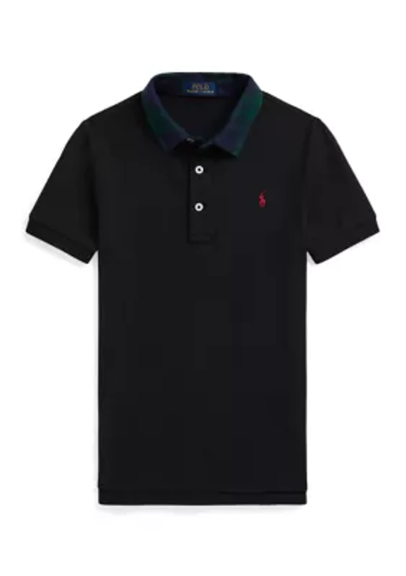Boys 4-7 Mesh Knit Polo Shirt