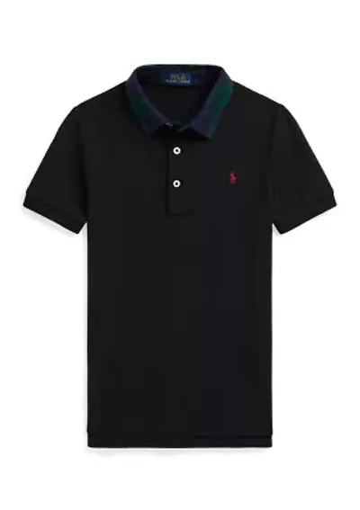 Boys 4-7 Mesh Knit Polo Shirt