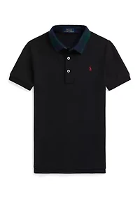 Boys 4-7 Mesh Knit Polo Shirt