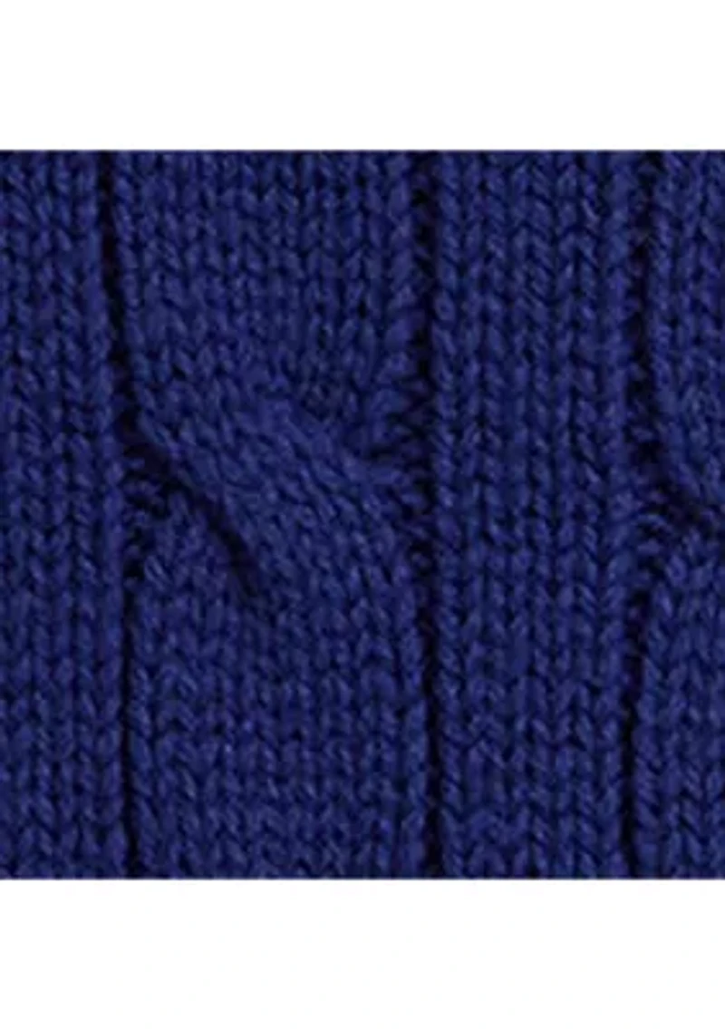 Boys 2-7 Polo Bear Cable-Knit Cotton Sweater