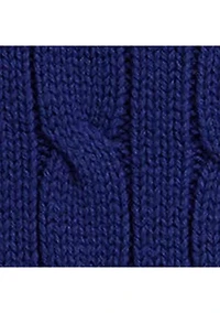 Boys 2-7 Polo Bear Cable-Knit Cotton Sweater