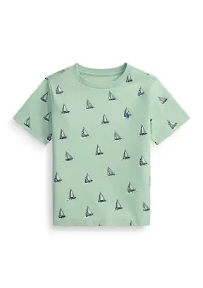 Boys 2-7 Sailboat Print Cotton Jersey T-Shirt