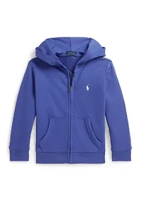 Boys 2-7 Logo French Terry Full-Zip Hoodie