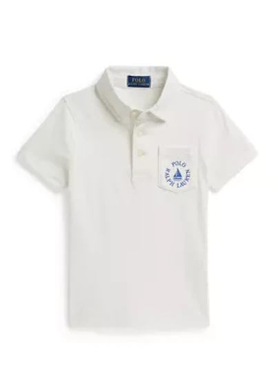 Boys 2-7 Logo Cotton Jersey Polo Shirt