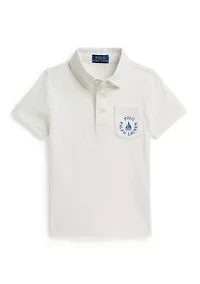 Boys 2-7 Logo Cotton Jersey Polo Shirt