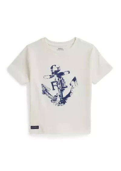 Boys 2-7 Anchor-Print Cotton Jersey Tee