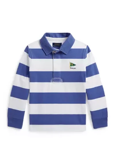 Boys 2-7 Nautical-Inspired Cotton Rugby Shirt