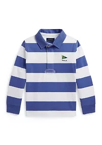 Boys 2-7 Nautical-Inspired Cotton Rugby Shirt