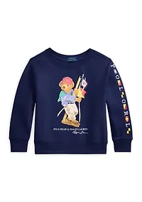 Boys 2-7 Polo Bear Fleece Sweatshirt