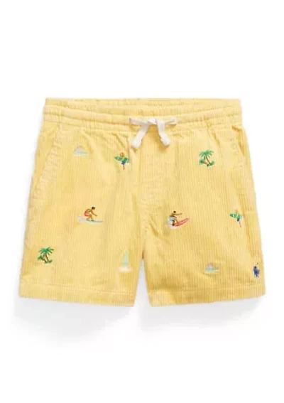 Boys 2-7 Polo Prepster Embroidered Corduroy Short