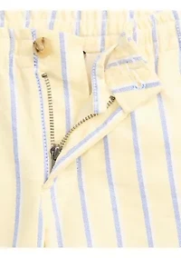 Boys 2-7 Striped French Terry Shorts