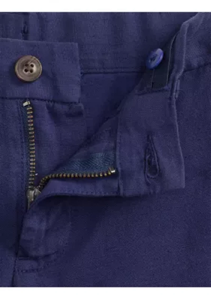 Boys 2-7 Linen-Cotton Shorts