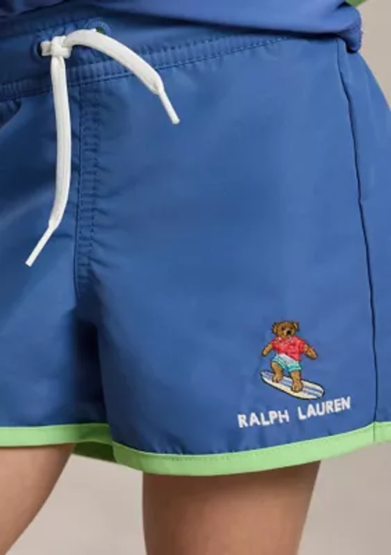Boys 2-7 Polo Bear Swim Trunks