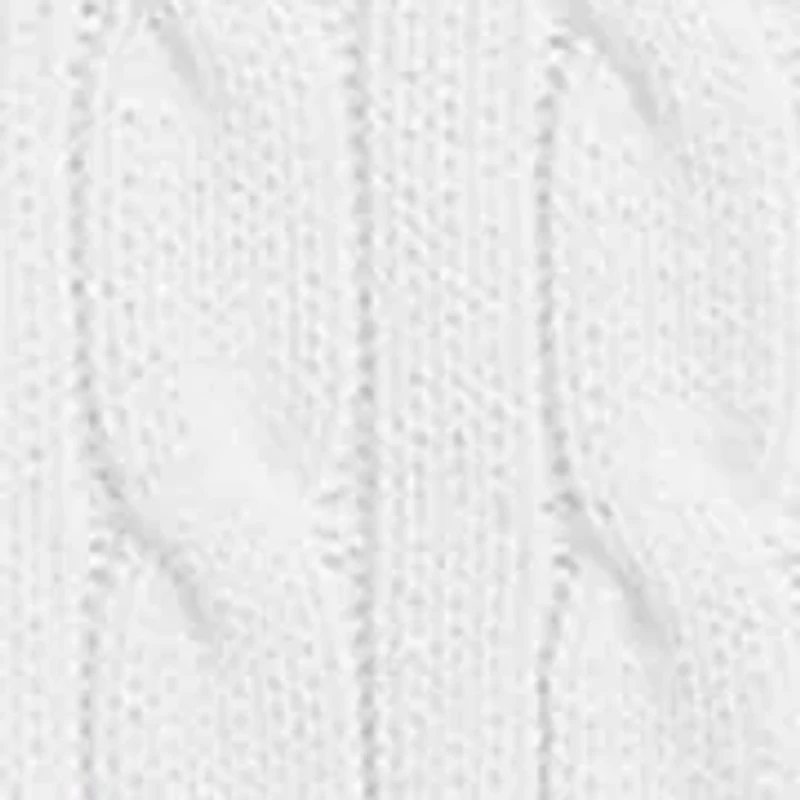 Boys 2-7 Cable-Knit Cotton Full-Zip Sweater