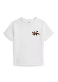 Boys - Triple-Pony Cotton Jersey T-Shirt