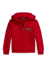 Boys 2-7 Triple-Pony Fleece Full-Zip Hoodie