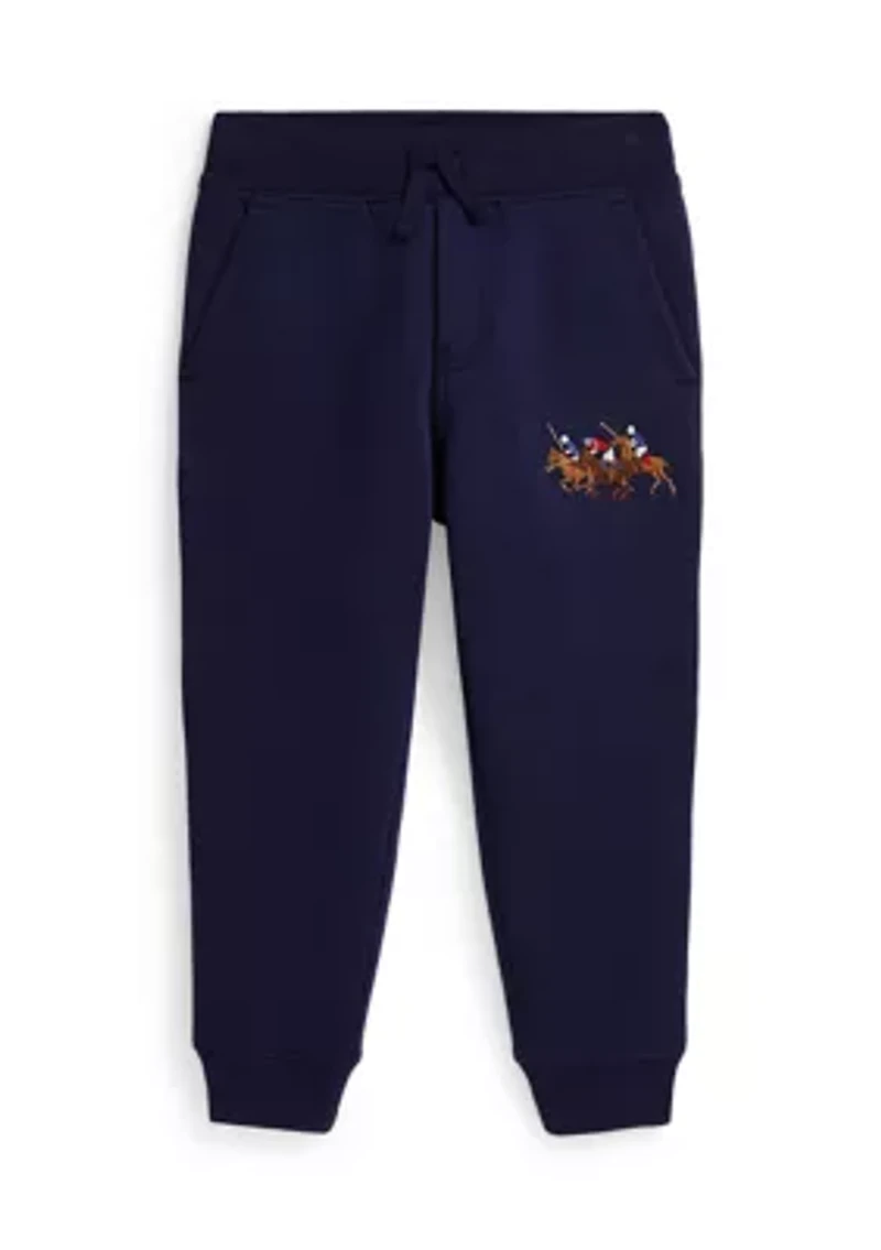 Boys 2-7 Triple-Pony Fleece Jogger Pants
